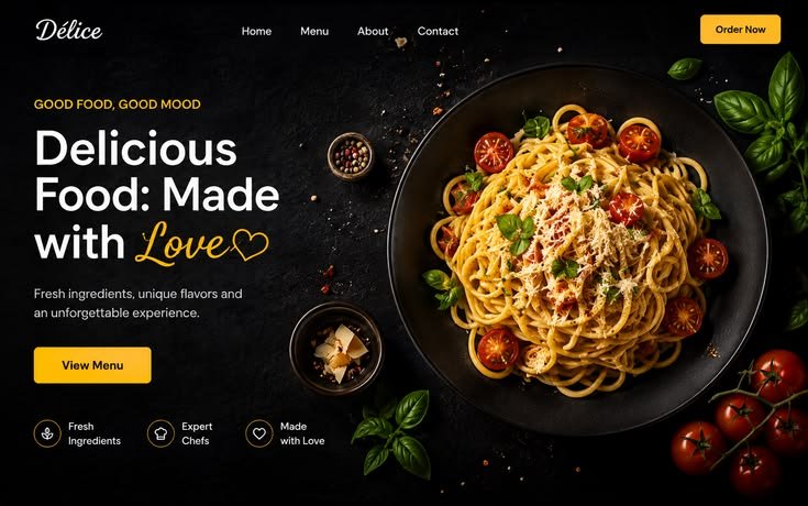 Food Brand Campaign project mockup
